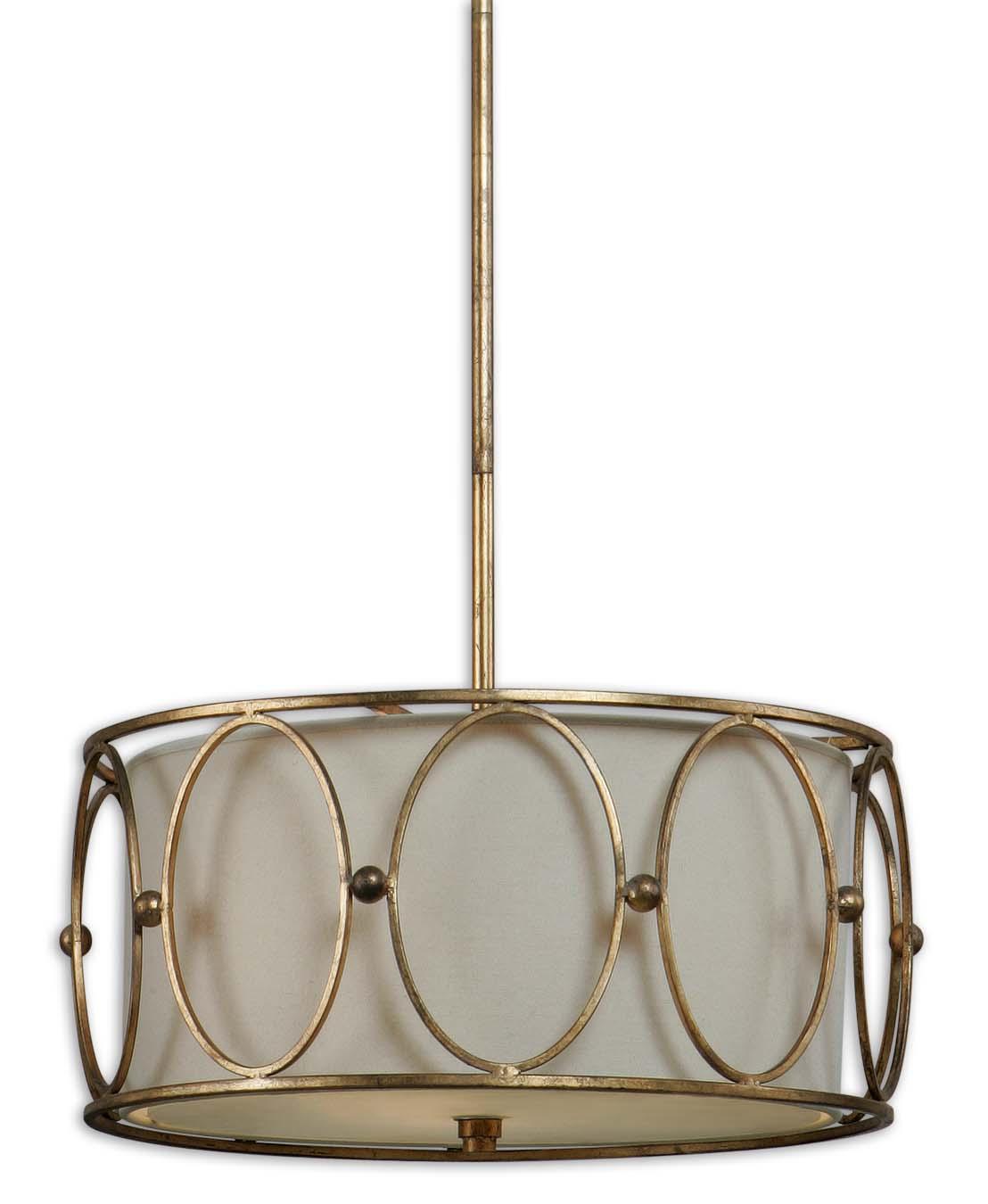 Uttermost Lighting Fixtures Pendant Lights 21955 Ovala 3 Light